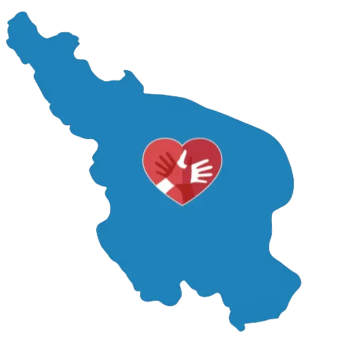 Karte von Bremen mit dem CaroCare24-Logo