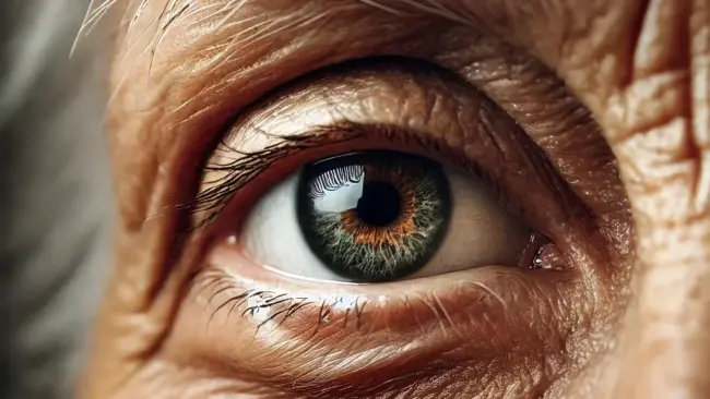 Nahaufnahme eines Auges